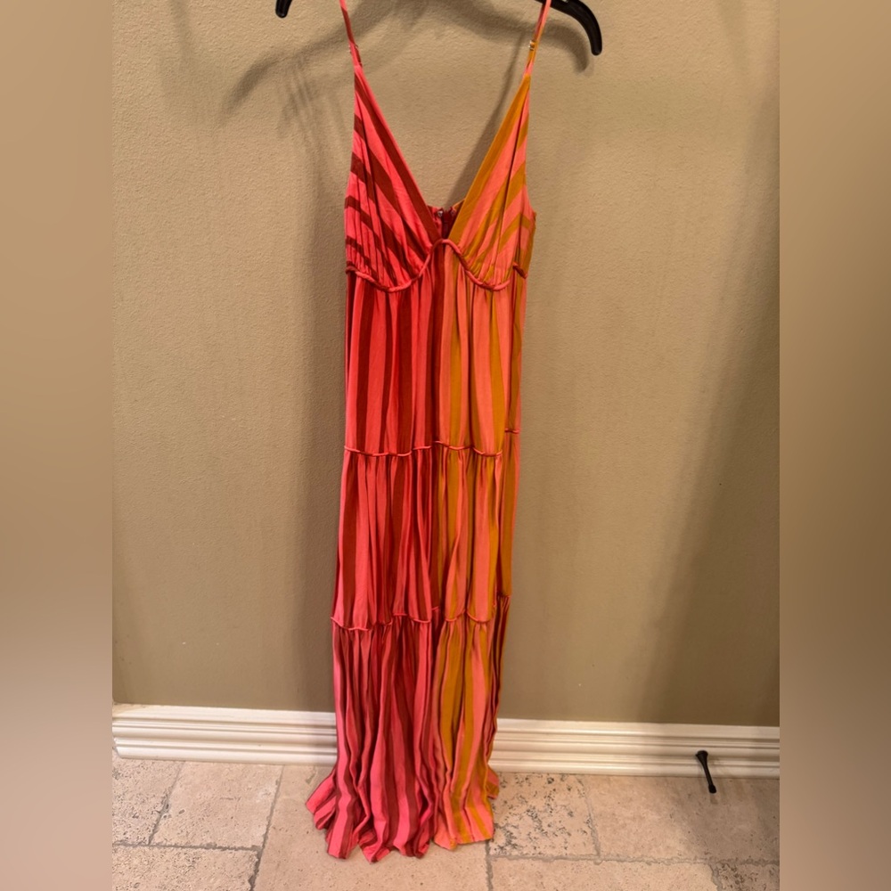 Farm Rio polyester/silk Maxie dress